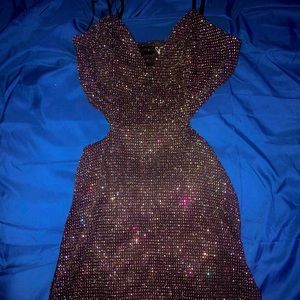 glittery dress